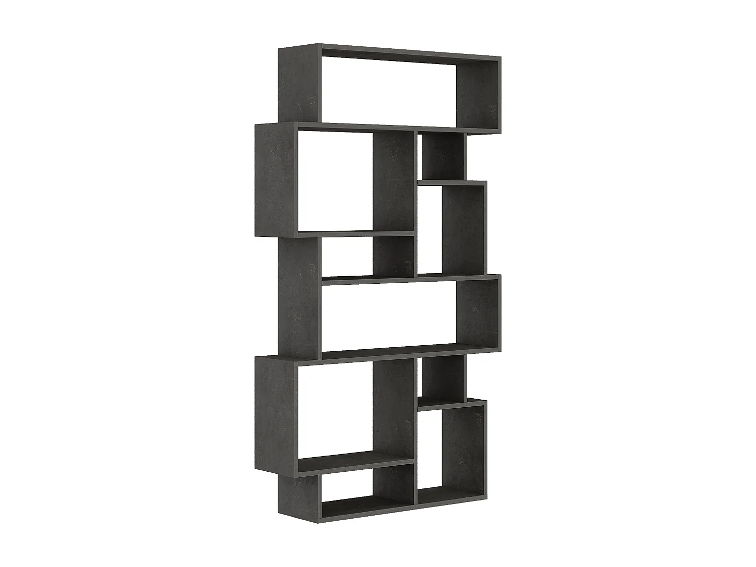 Bücherregal KARMATO - Retro Grau -96 x 25,5 x 168,5 cm