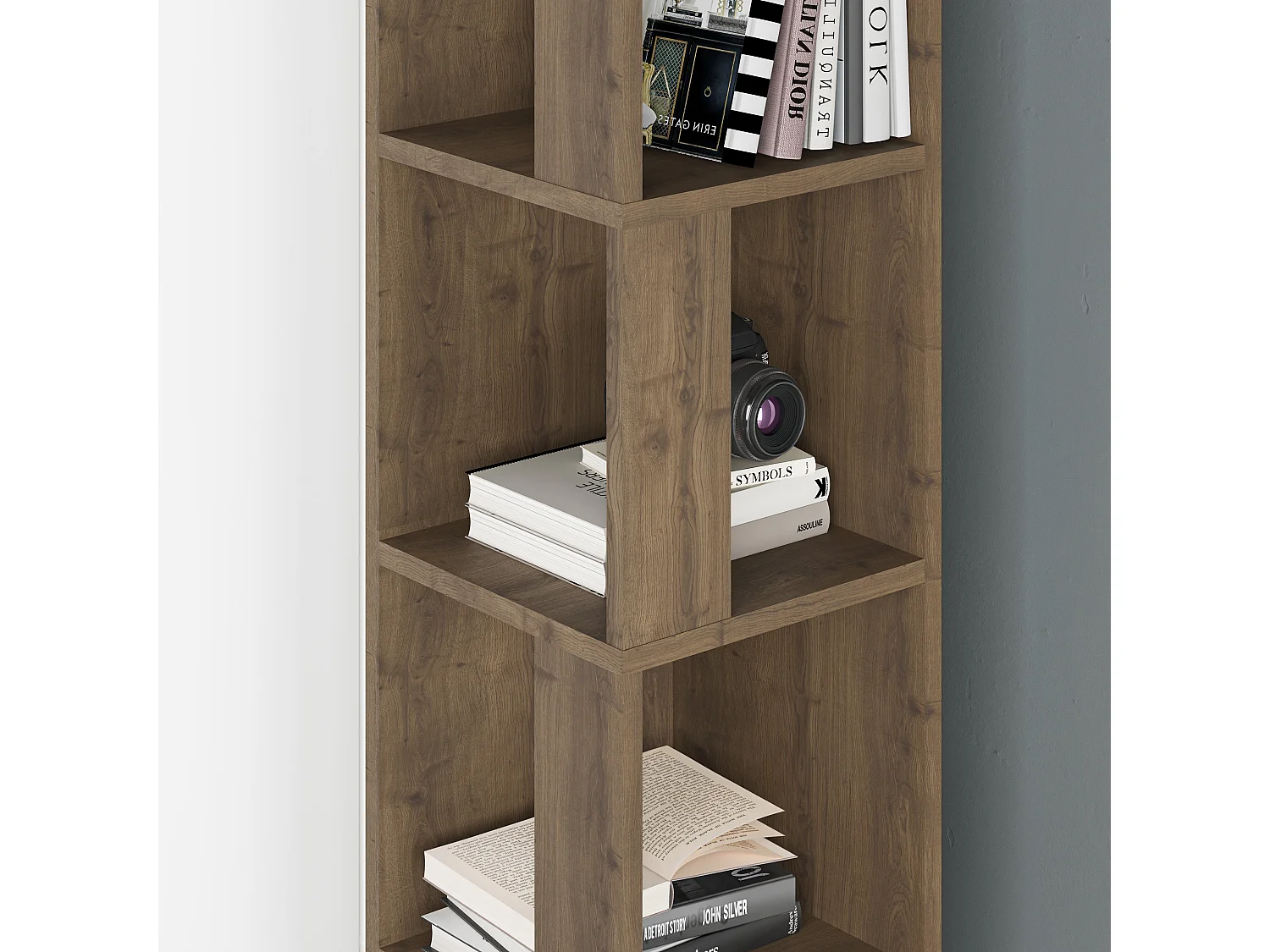 Bücherregal PIANO - 31,4 x 31,4 x 158,9 cm