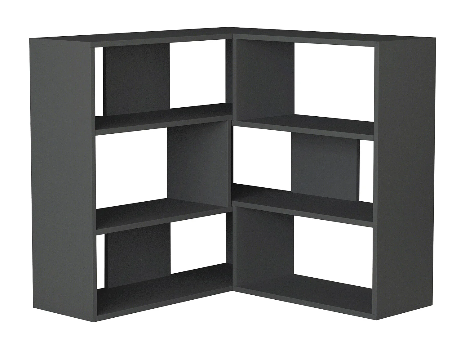 Bücherregal MOLLY Nr. 3 -  Anthrazit - 157,5 x 30 x 89 cm