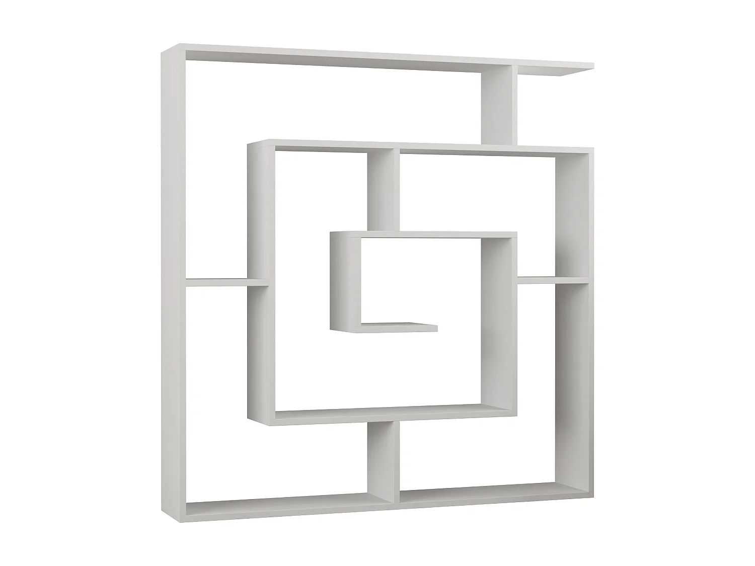 Staande plank LABIRENT - wit, 125x129x22