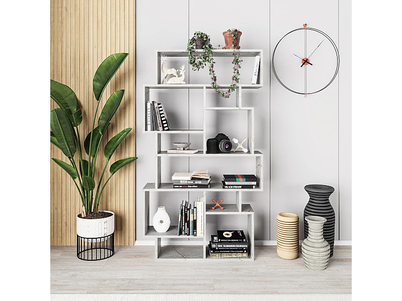 Bücherregal KARMATO - Lagina - 96 x 25,5 x 168,5 cm