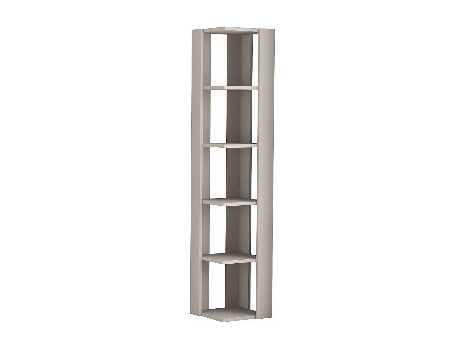 Etagère d'angle NATI beige, 32x159x32