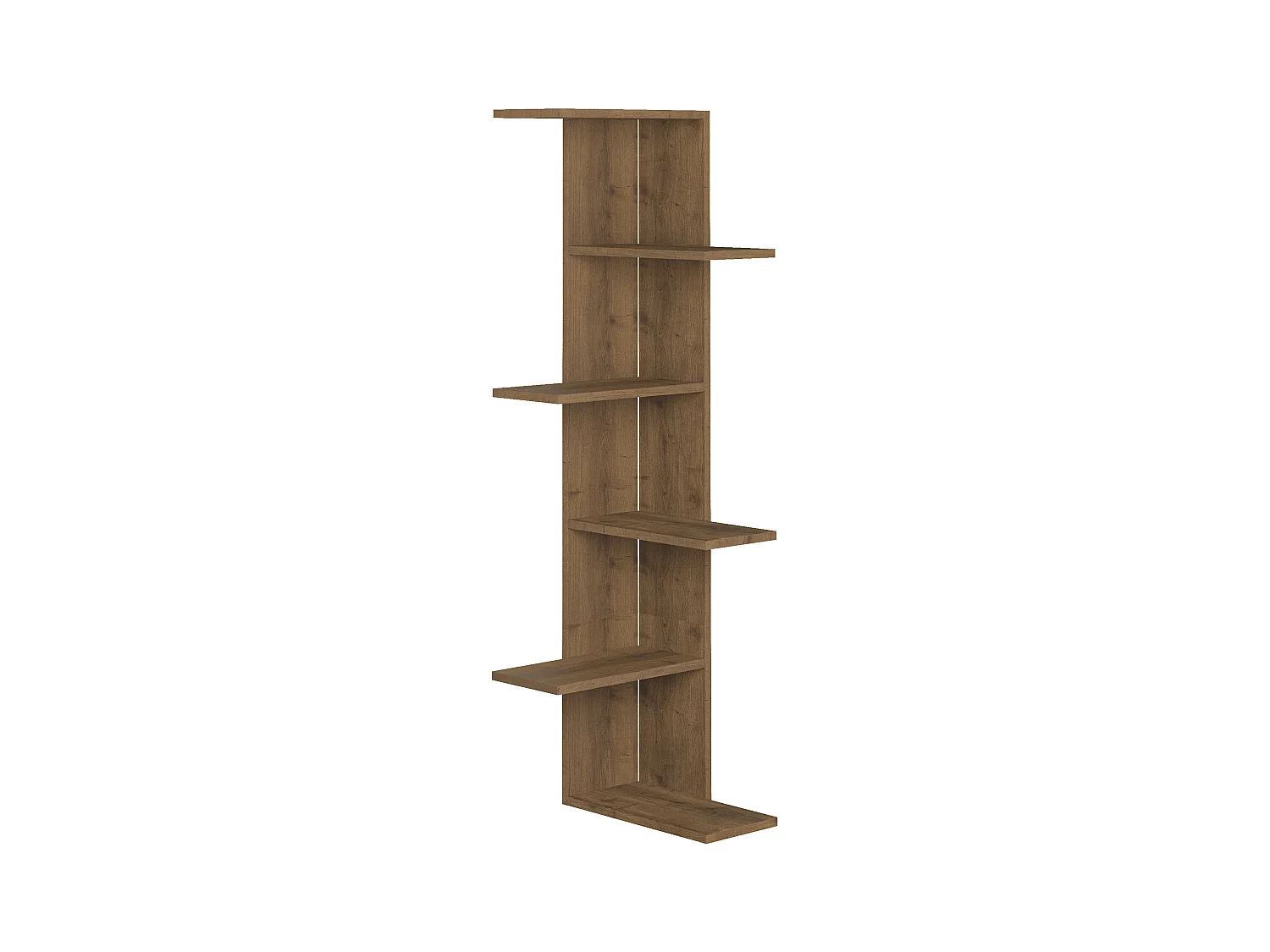 Eck-Bücherregal  SASO - 37 x 24 x 141 cm