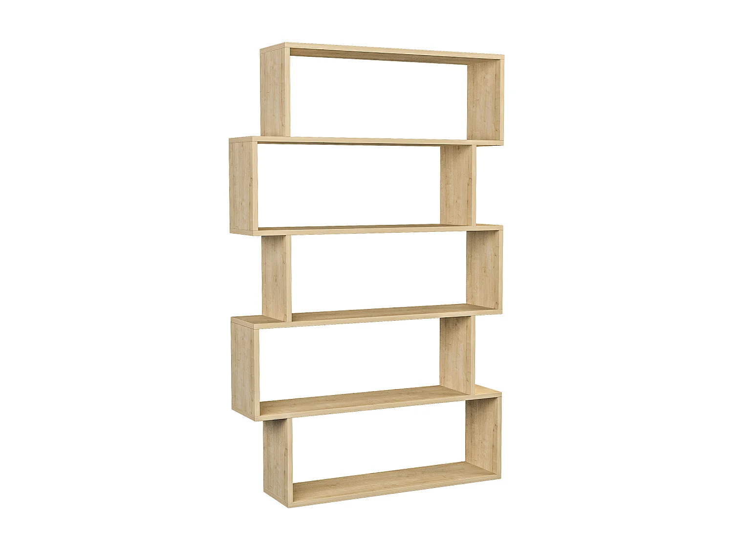 Libreria KAT-colore naturale chiaro, 100x161x24