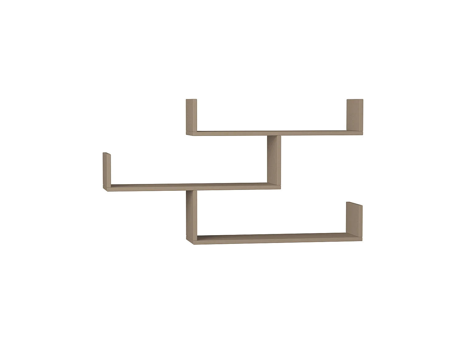 Etagère murale TIBET beige, 120x67x22