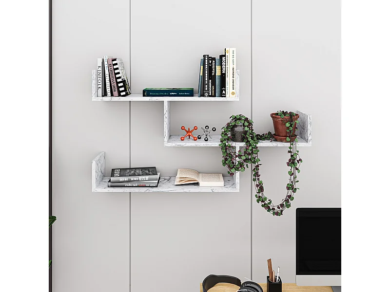 Bücherregal TIBET - 119 x 22 x 66,5 cm