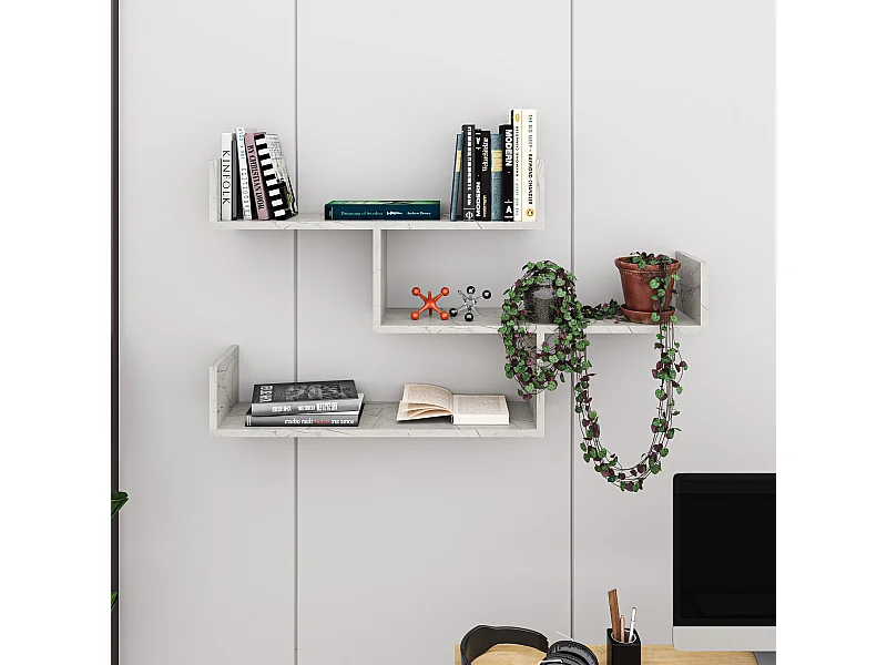 Bücherregal TIBET - 119 x 22 x 66,5 cm