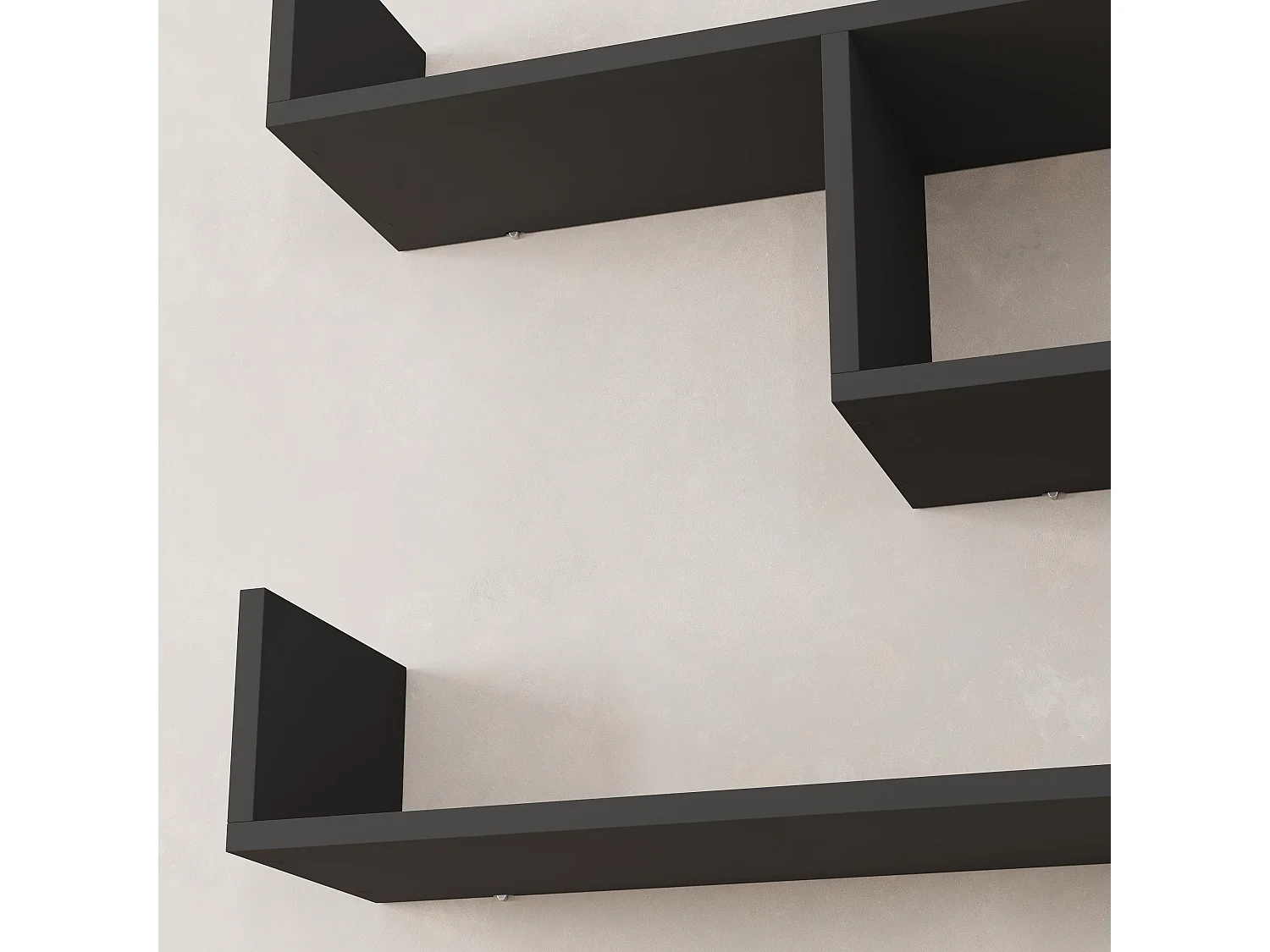 Etagère murale TIBET anthracite, 120x67x22