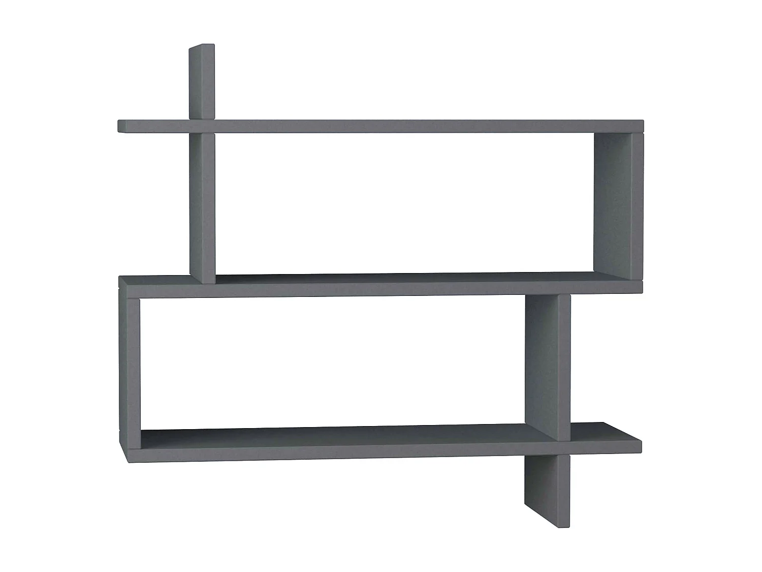 Mensola PARALEL - antracite, 70x65x22