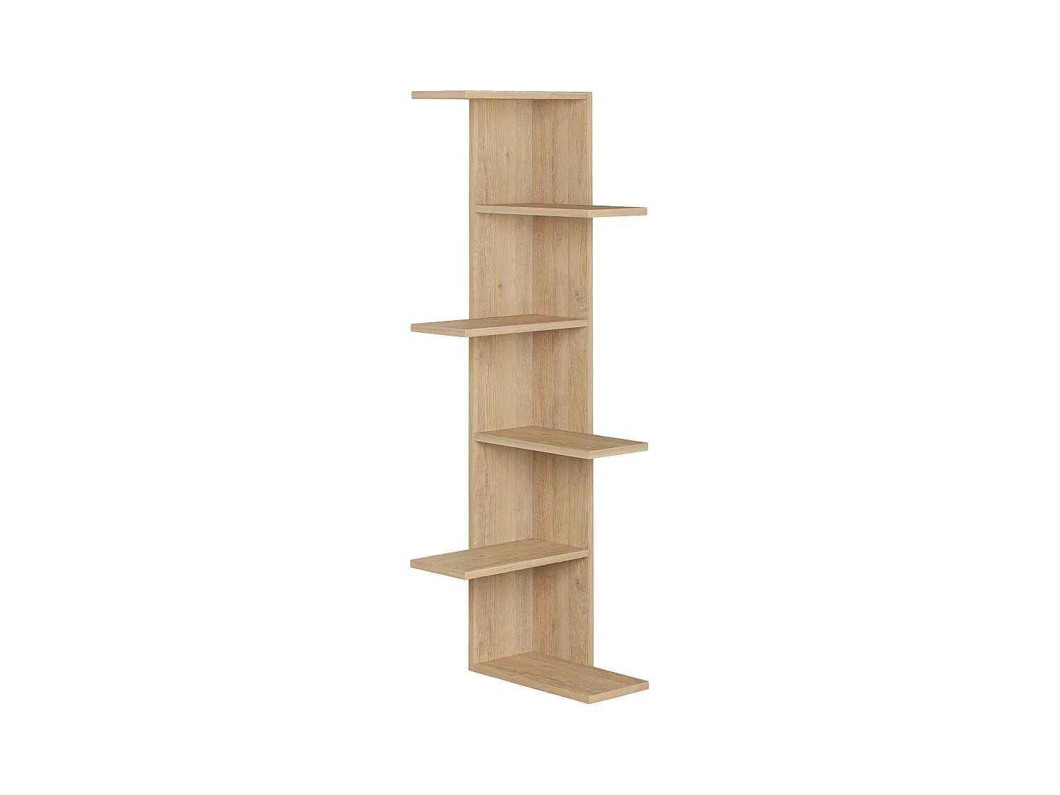 Eck-Bücherregal  SASO - 37 x 24 x 141 cm