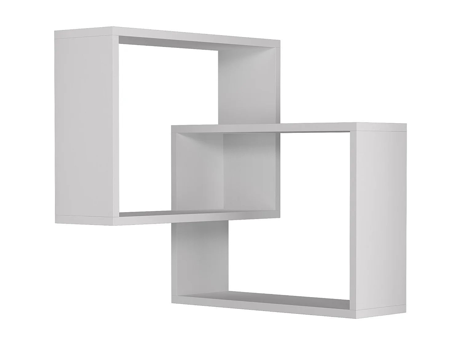 Wandplank RING-Wit, 60 x 20 x 68 cm