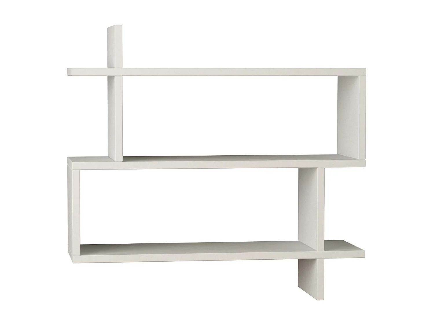 Regal PARALEL - Weiß, 70x65x22