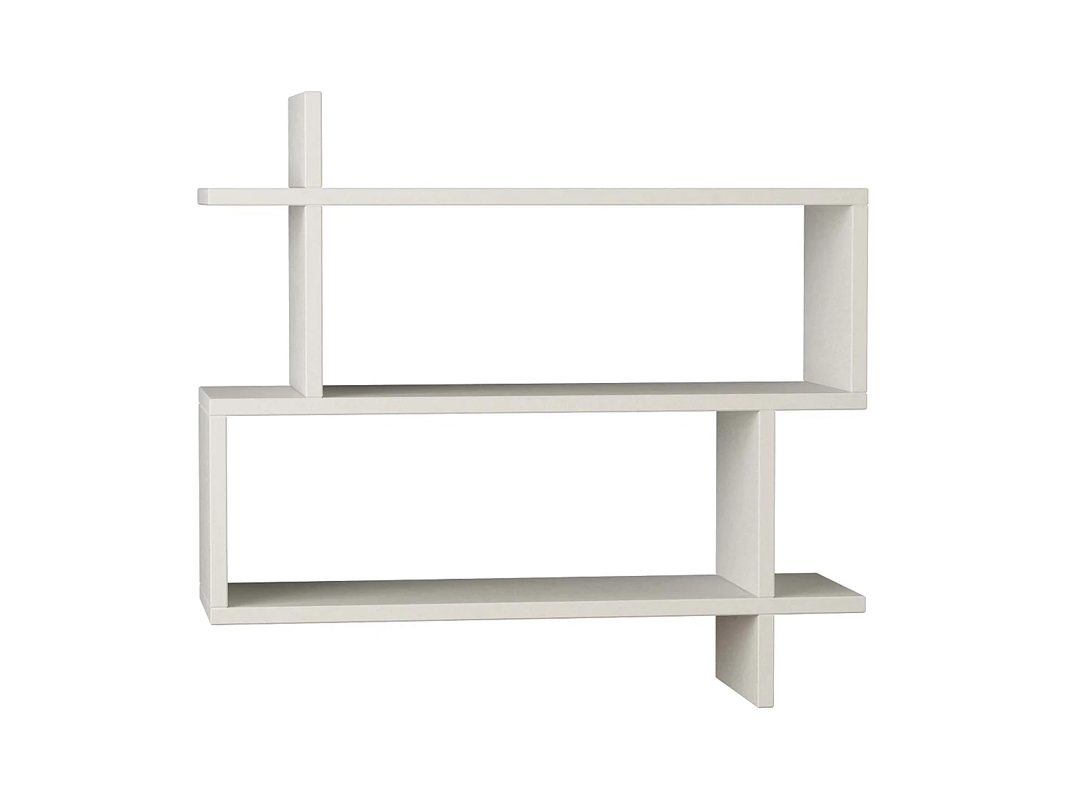 Regal PARALEL - Weiß, 70x65x22