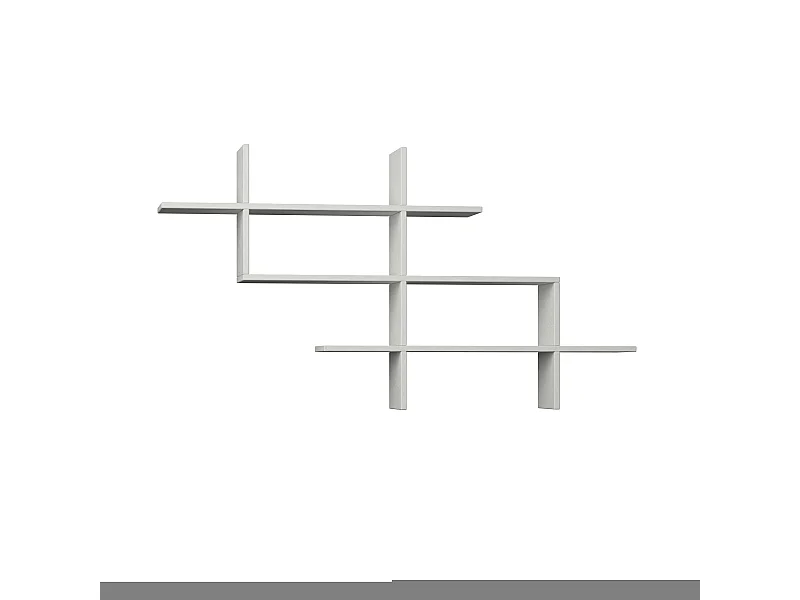 Wandregal HALIC-Weiß, 150x82x22