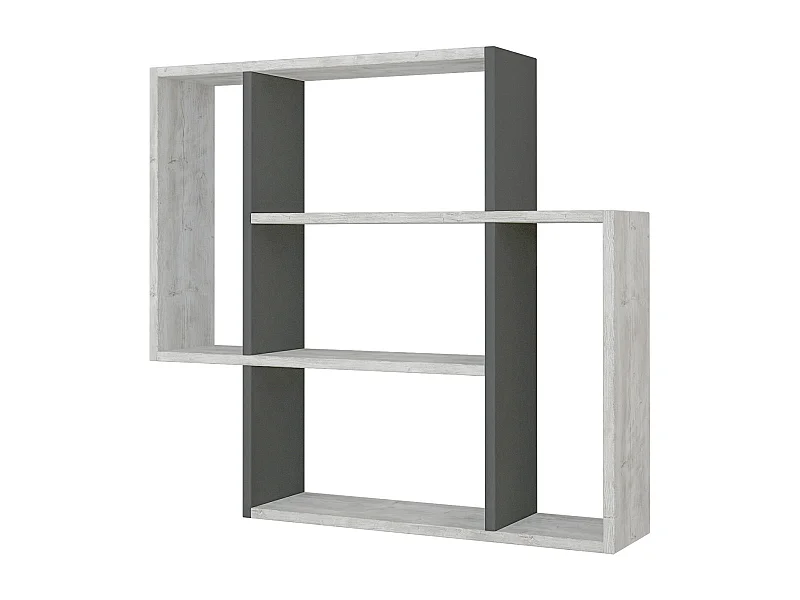 Mensola MITO - bianco, 89x81x20