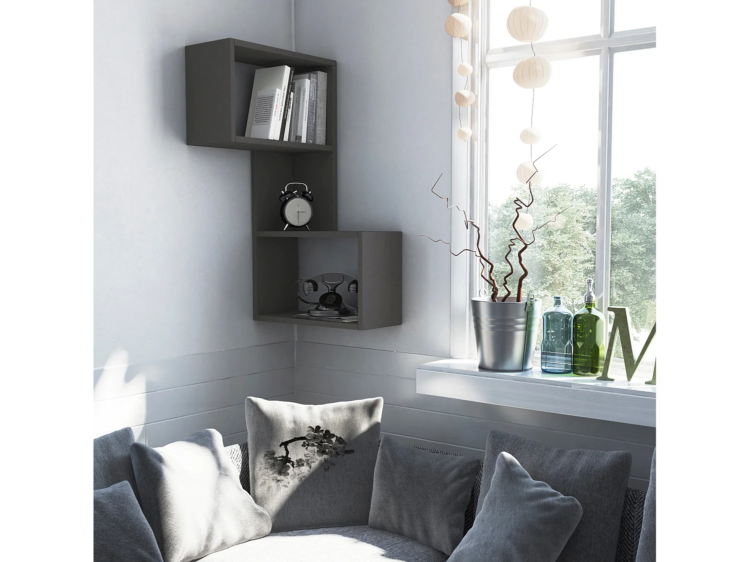 Regal PART - Anthrazit, 67x82x47