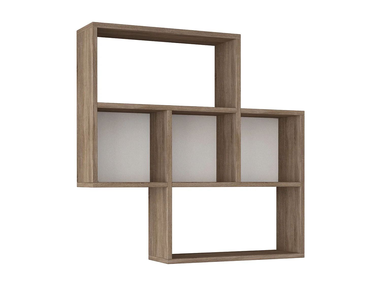 Mensola MAYBE - rovere chiaro, 85x85x20