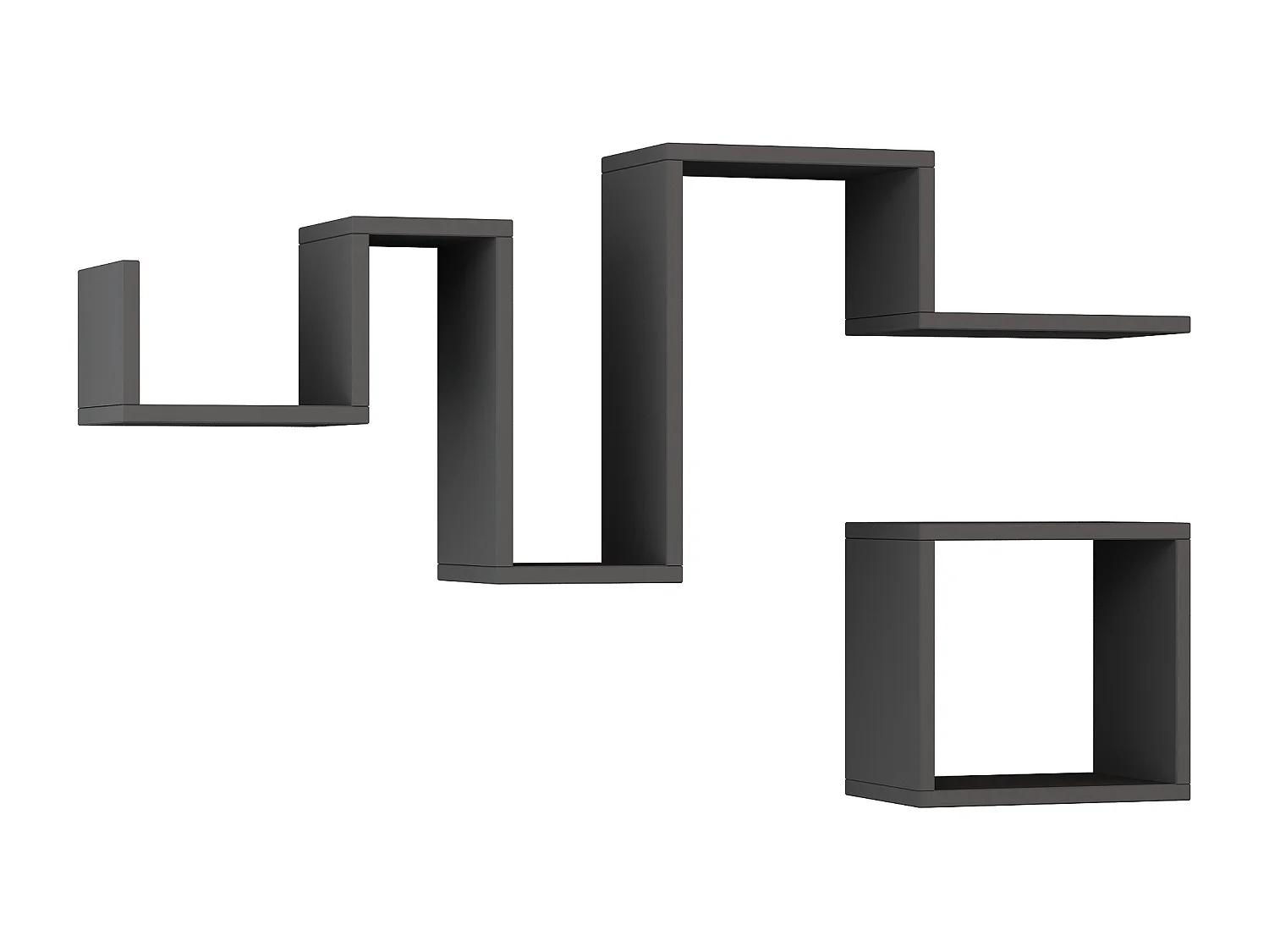 Regal FOLLOW - Weiß, 116x45x20