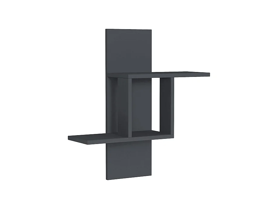 Etagère MILL - anthracite, 64x70x20