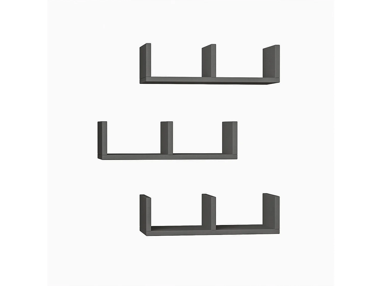 Etagère RAF - anthracite, 50x16x20