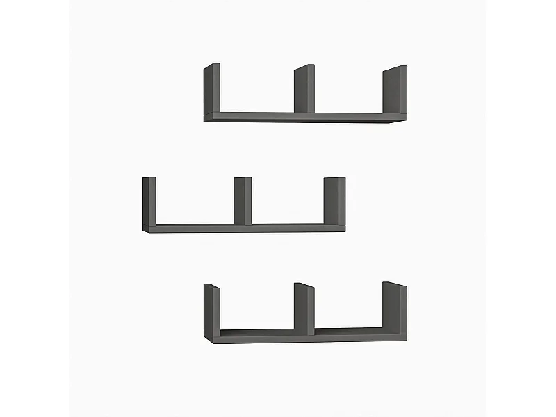 Etagère RAF - anthracite, 50x16x20