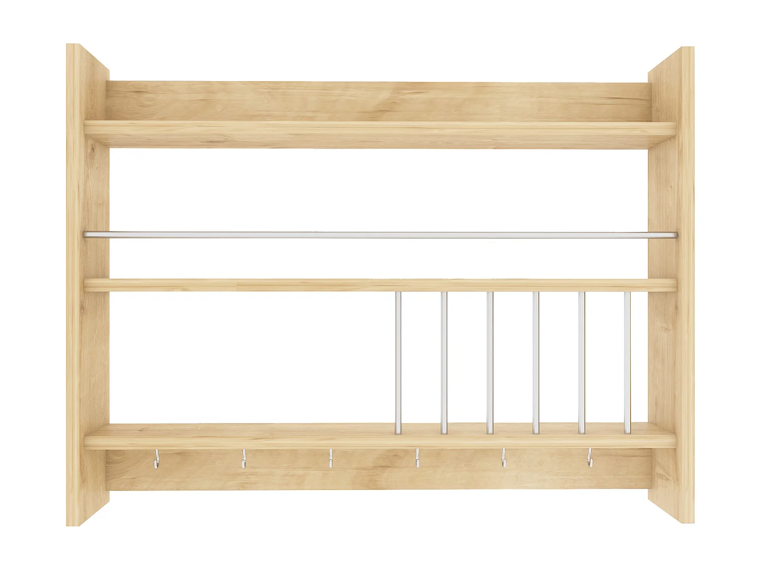 Decortie Eiken 15x85x65cm Zwevende Wandplank Spaanplaat Keukenplank Kolin