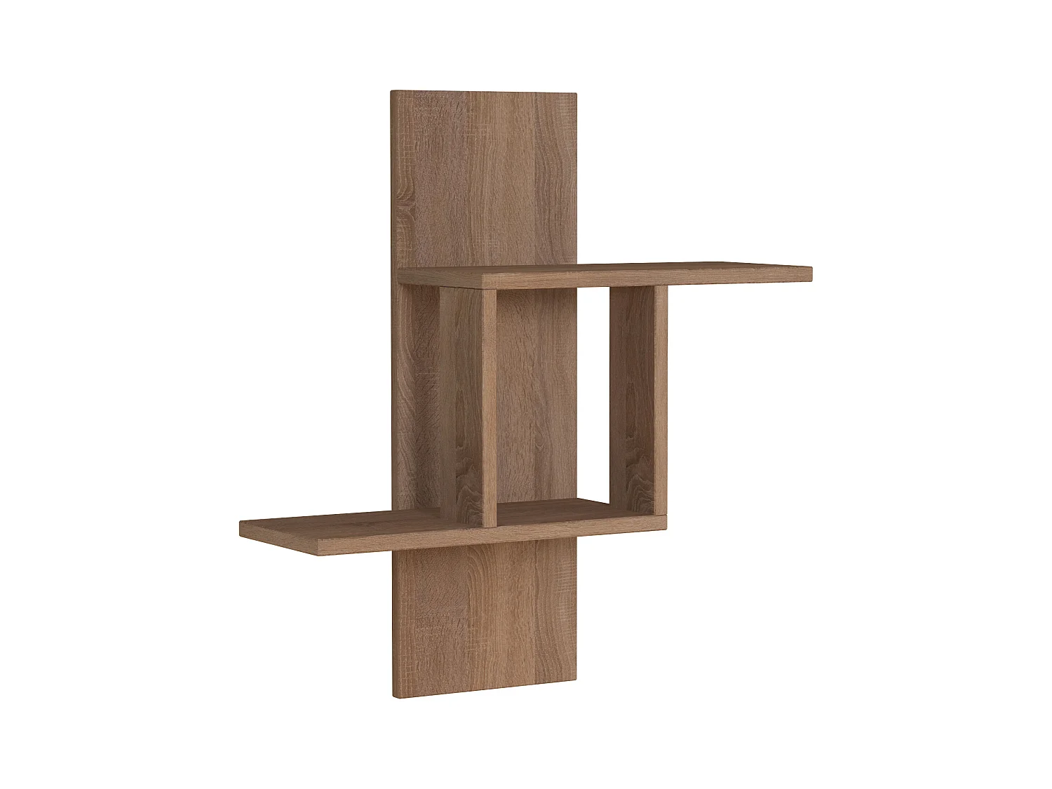 Etagère MILL - chêne clair, 64x70x20