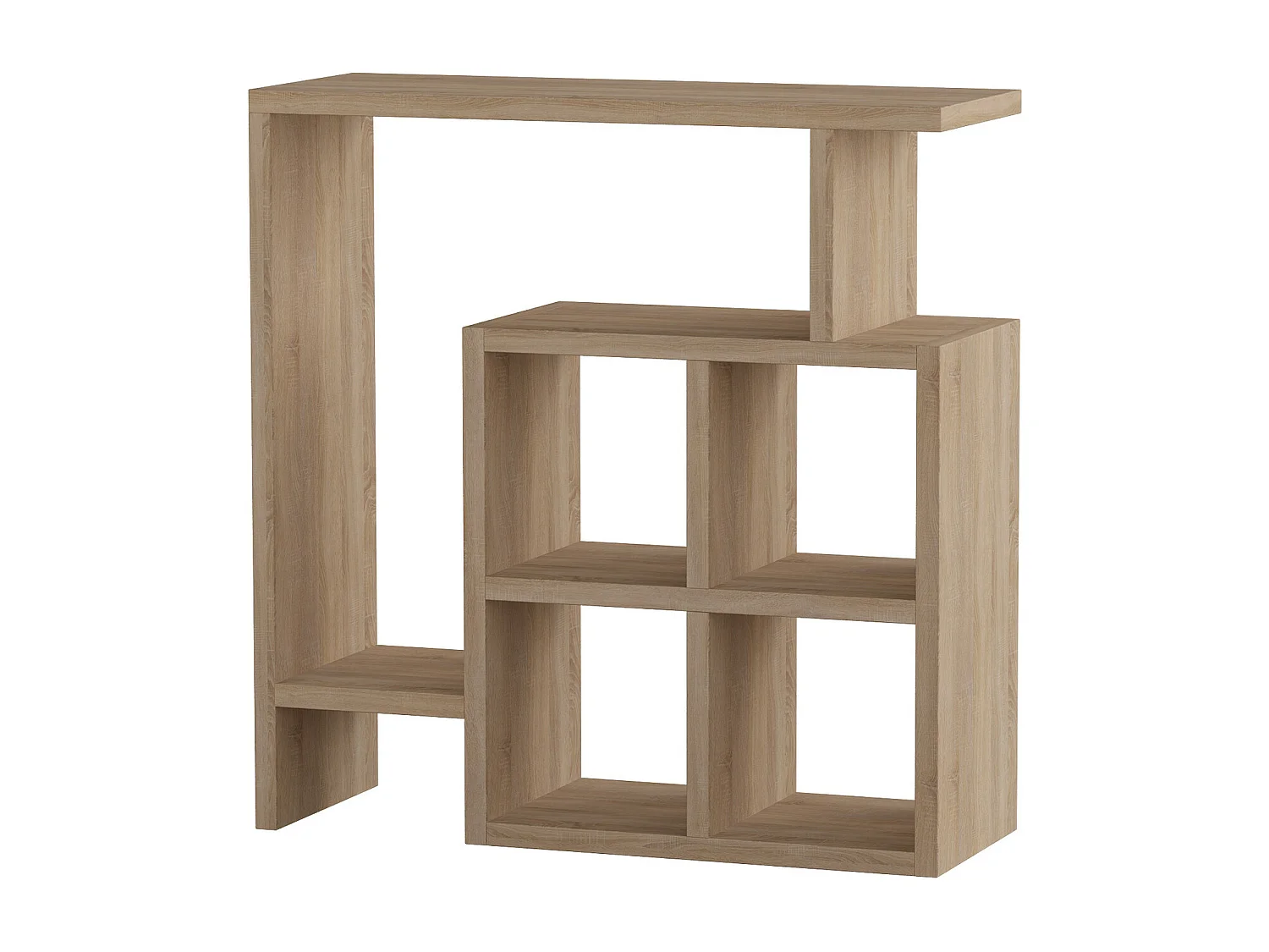 Tavolino MONDRI - colore naturale chiaro, 55x57x20