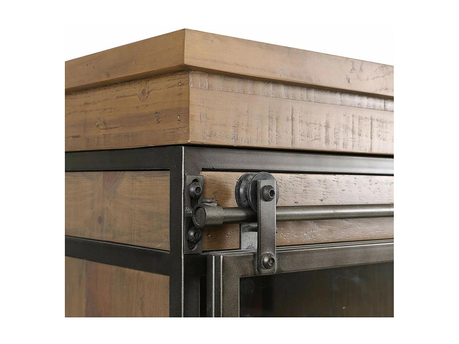 Buffet vitré Bois Marron - Manufacture Interior's