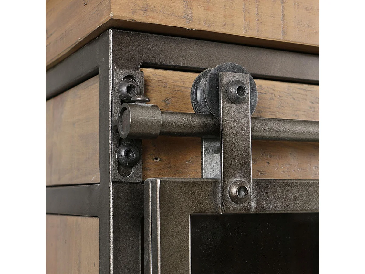 Buffet vitré Bois Marron - Manufacture Interior's