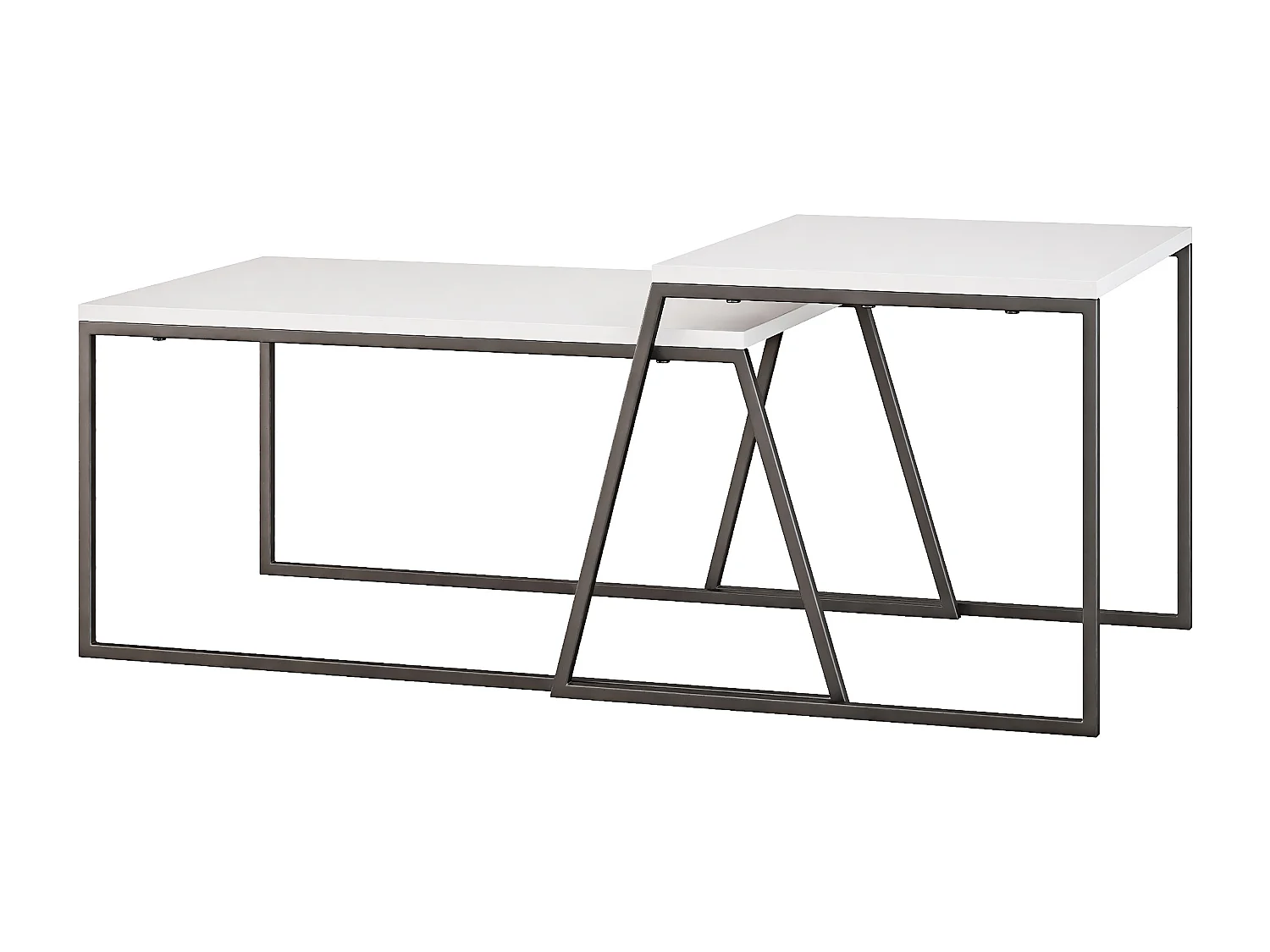 Couchtisch PAL -  Weiß - 88 x 50 x 38 cm