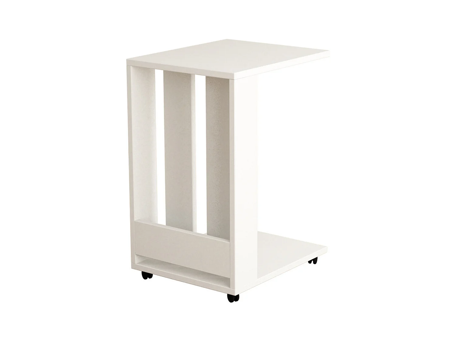 Tavolino EDI bianco, 37x60x45