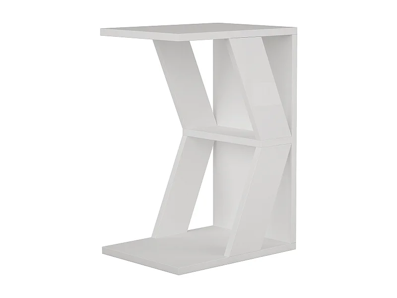 Table d'appoint NAZE- blanc, 30x57x40