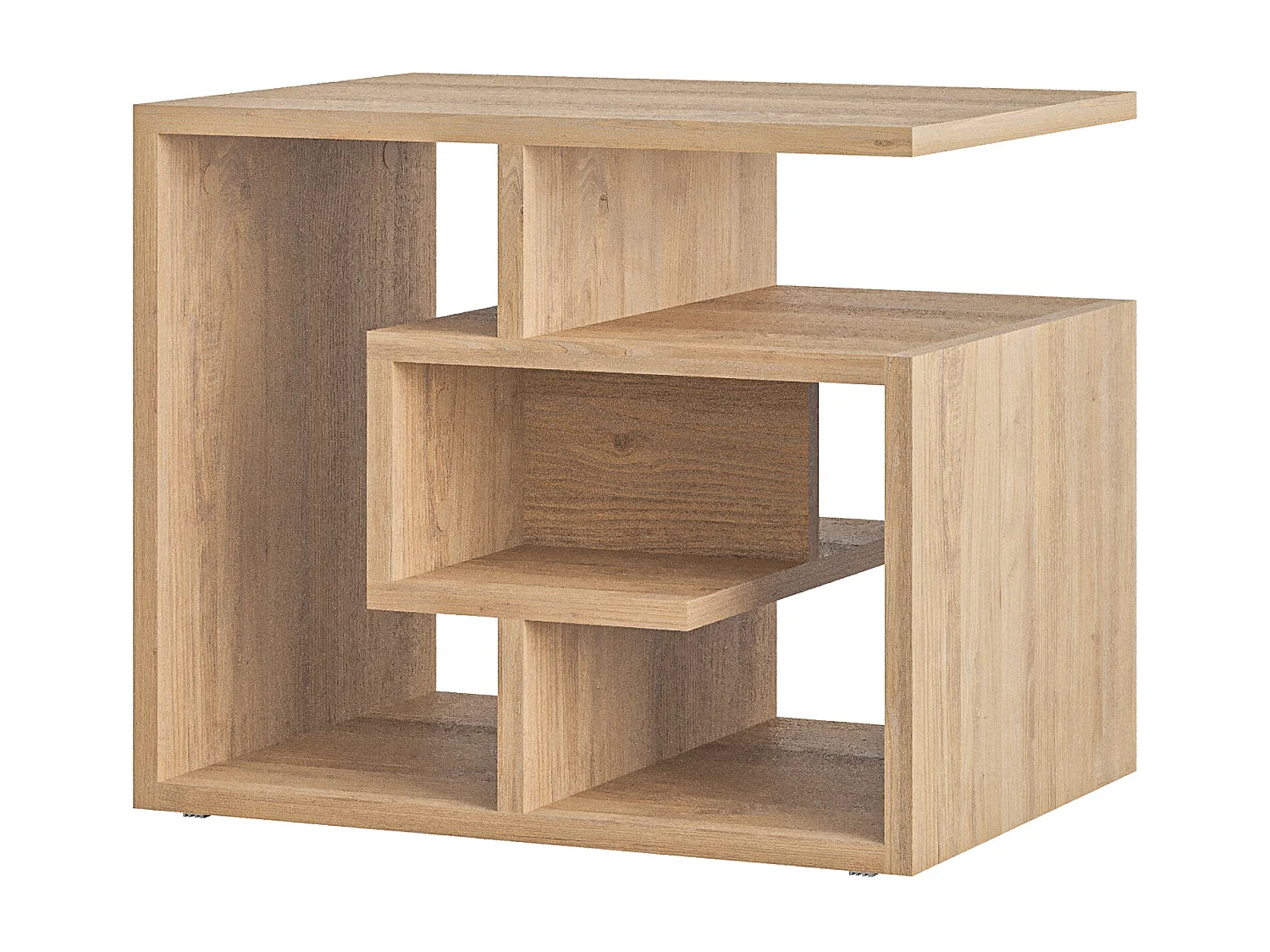 Table basse LABIRENT - coloris naturel clair, 54x45x40