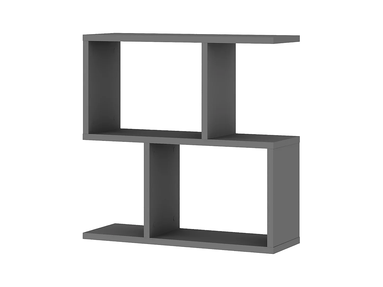 Table basse HOMEMANIA- gris anthracite, 60x60x20
