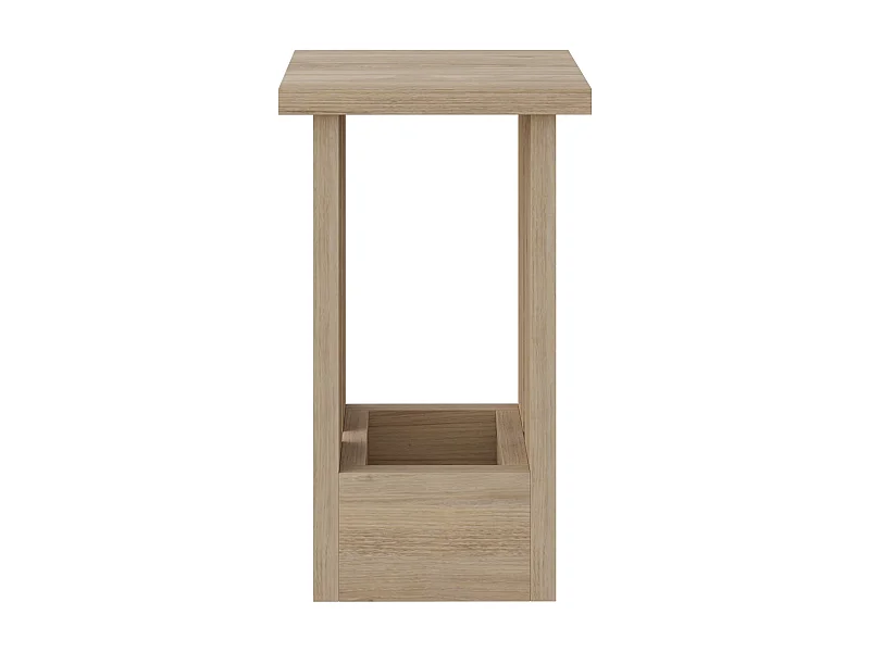 Decortie Chêne 30x30x50.5cm Table d'appoint en aggloméré Table basse Tasos