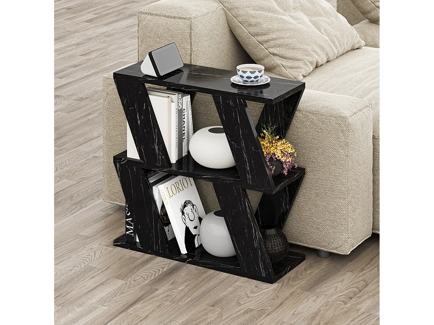 Beistelltisch LAZENA - 60 x 21,2 x 55,4 cm