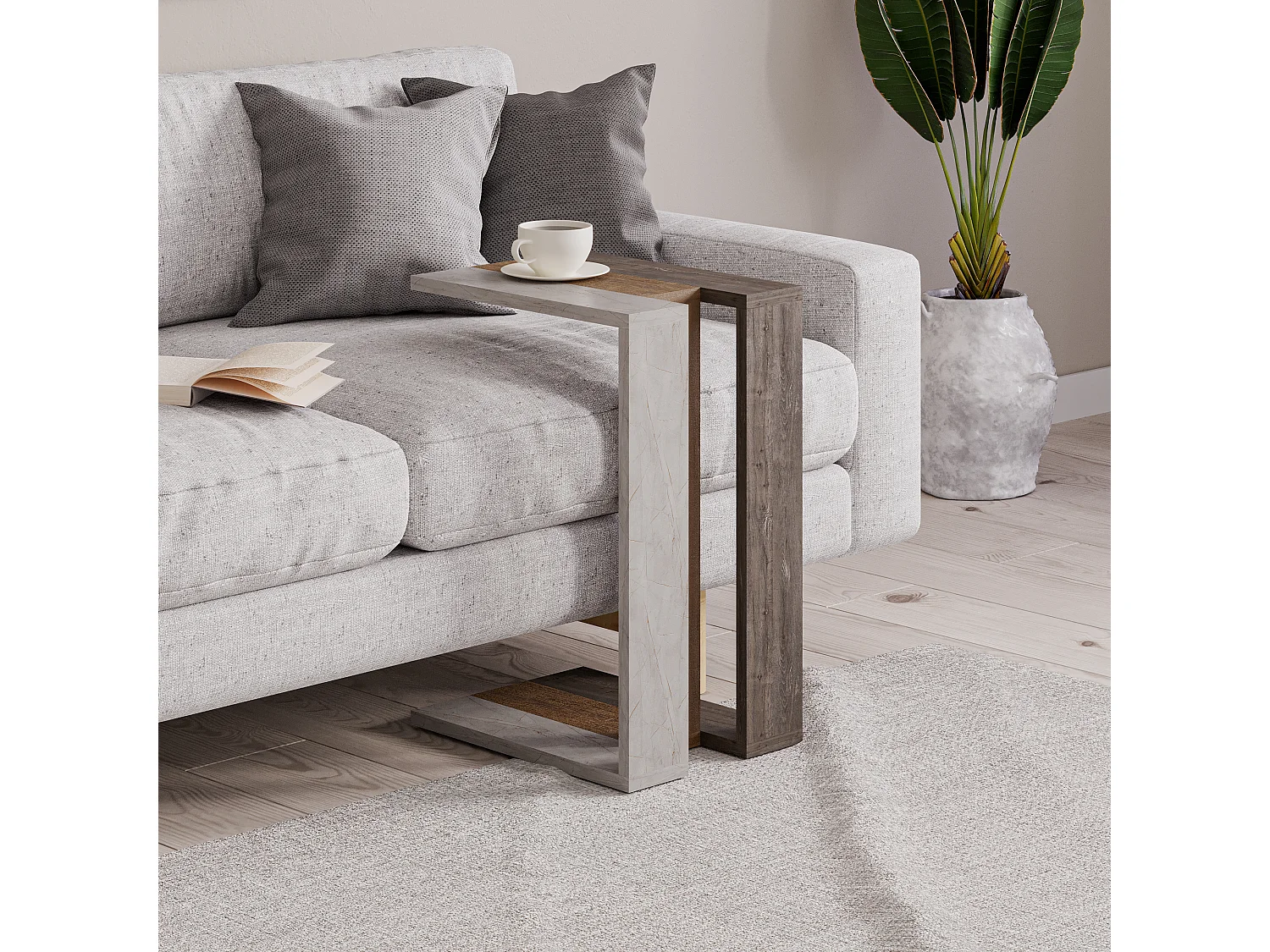 Beistelltisch MUJU C MODELL - 30 x 40 x 57 cm