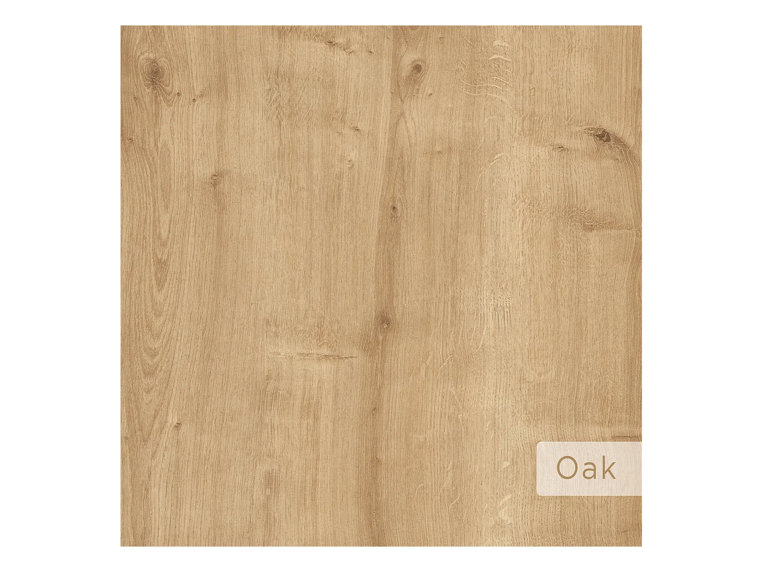 Decortie Eiken 40x30x57cm C-Tafel Spaanplaat, Metaal Slaapbanktafel Pal