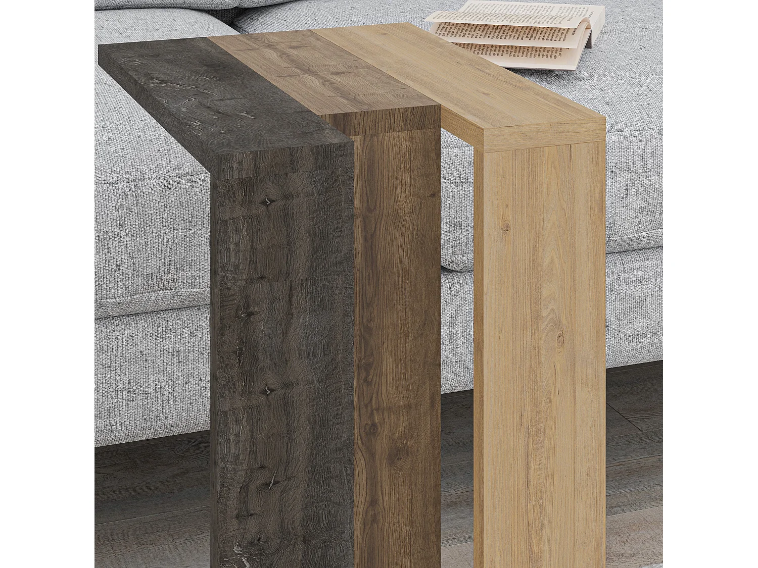 Beistelltisch MUJU C MODELL - 30 x 40 x 57 cm