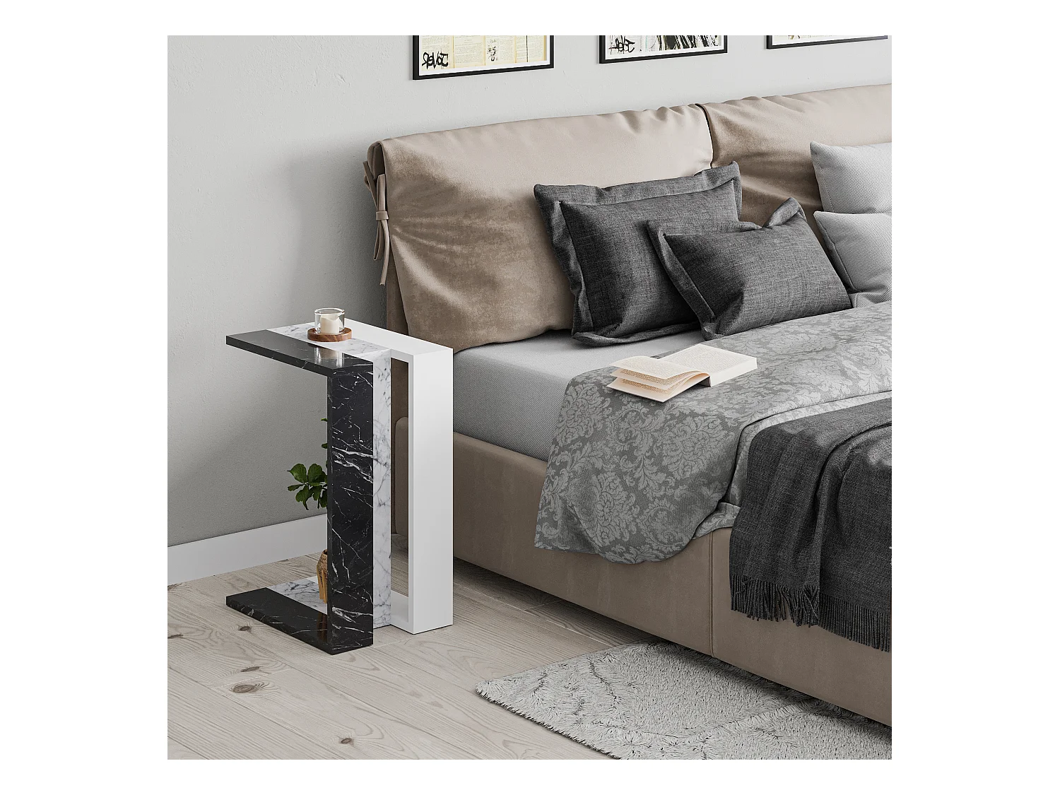 Beistelltisch MUJU C MODELL - 30 x 40 x 57 cm