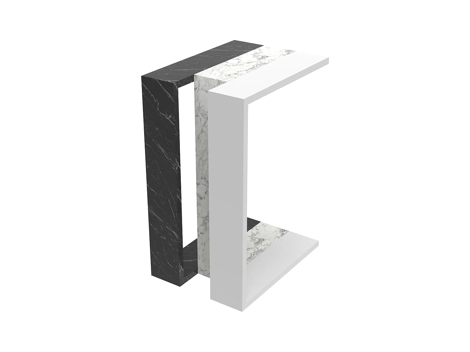 Beistelltisch MUJU C MODELL - 30 x 40 x 57 cm