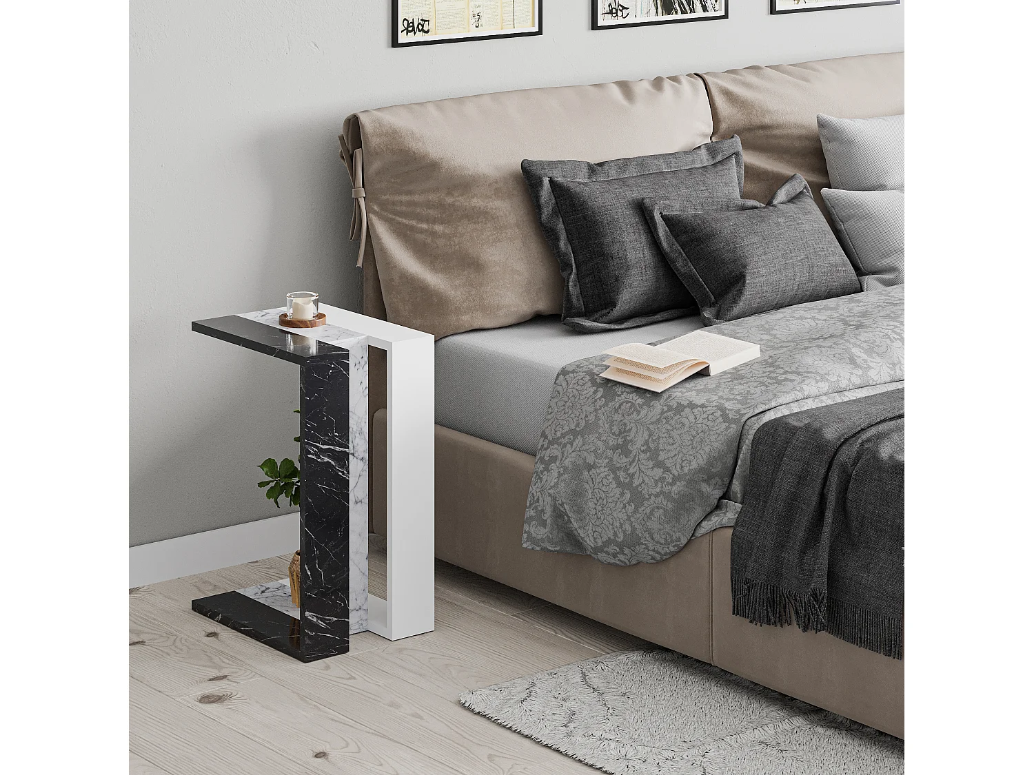 Beistelltisch MUJU C MODELL - 30 x 40 x 57 cm