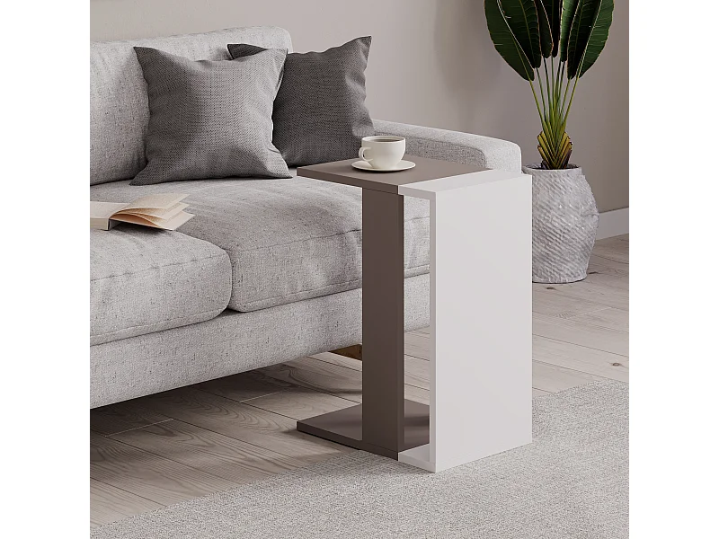 Beistelltisch ZETTI- Weiß, 30x57x40