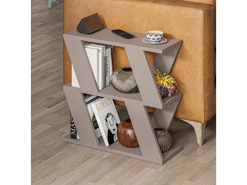 Table d'appoint LAZENA - couleur naturelle claire, 60x56x22