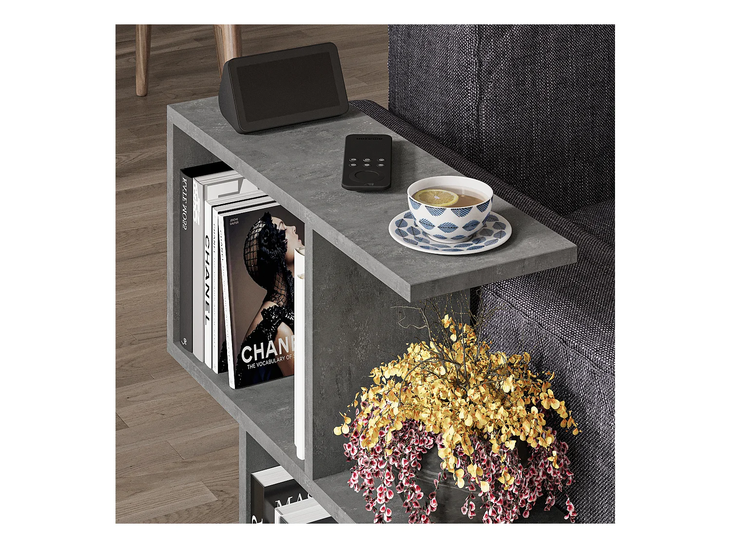 Kaffeetisch HOMEMANIA- Grau, 60x60x20