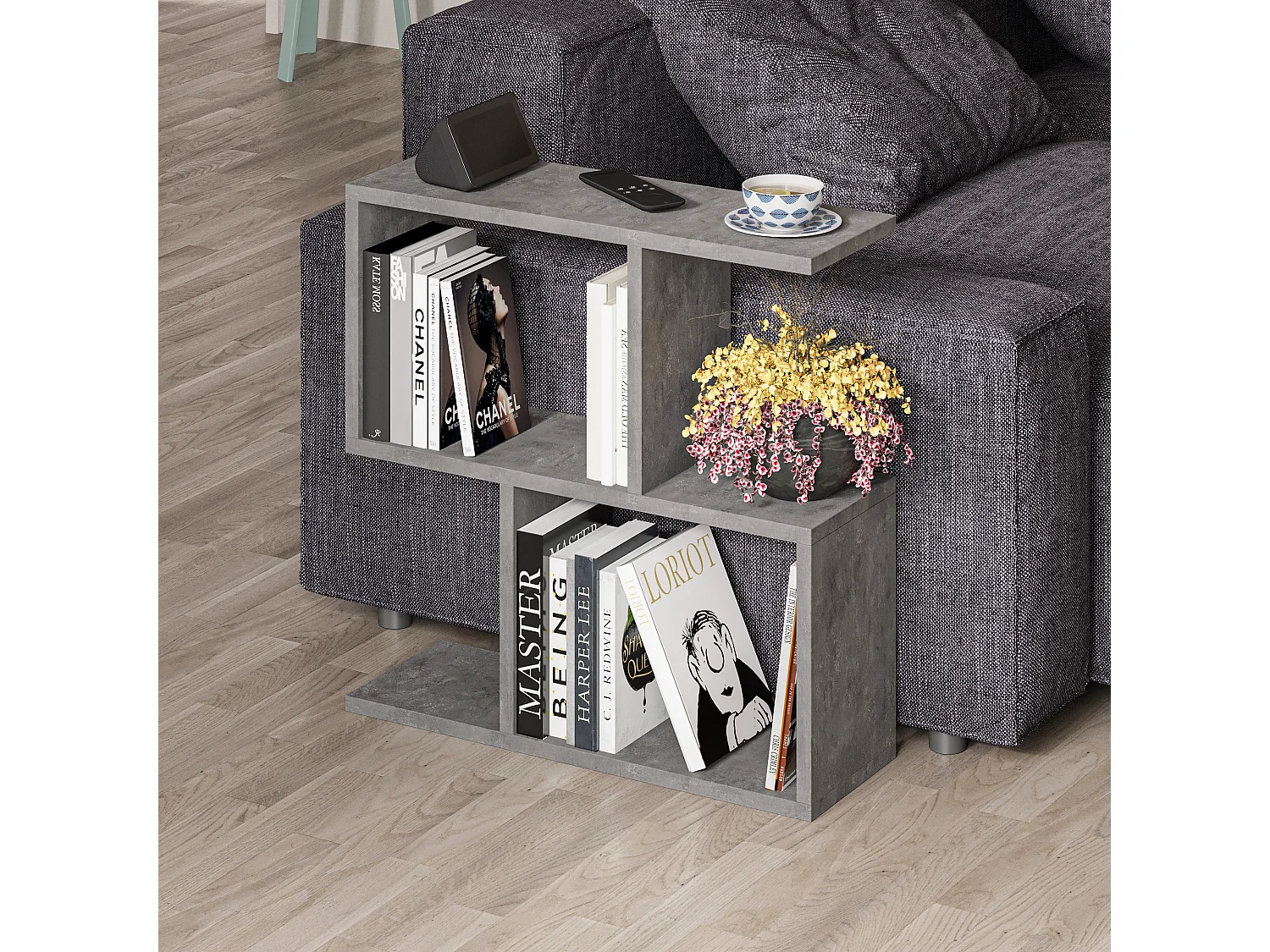 Kaffeetisch HOMEMANIA- Grau, 60x60x20