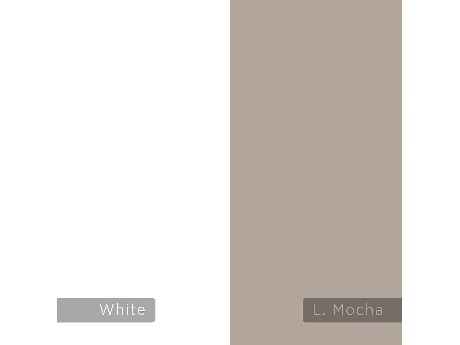 Beistelltisch DOM -  Mokka Grau-Weiß - 29,6 x 33,8 x 60,7 cm