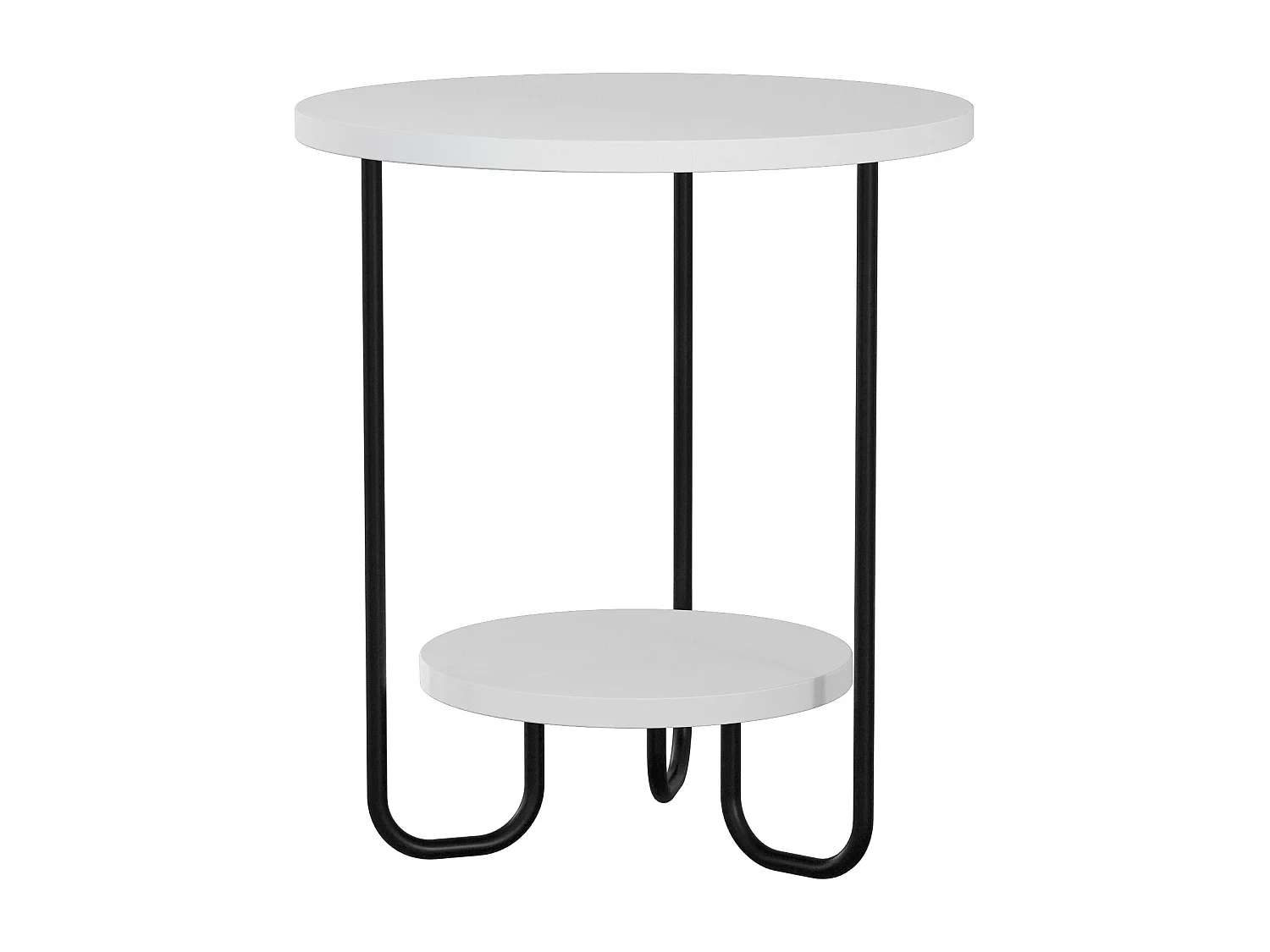 Table d'appoint CORRO- blanc, 40x45x40