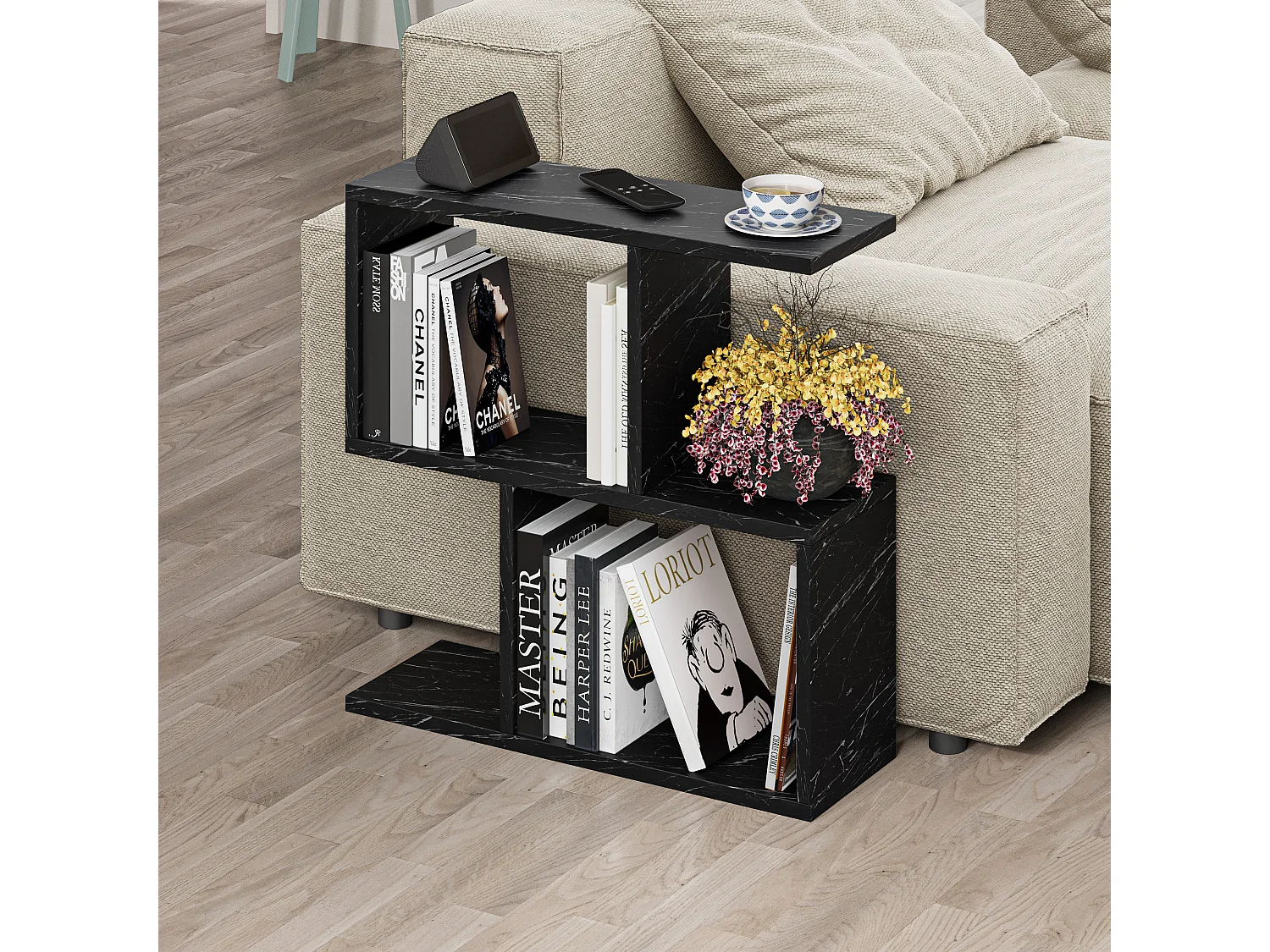 Beistelltisch HOMEMANIA-Bendir - 60 x 20 x 60 cm